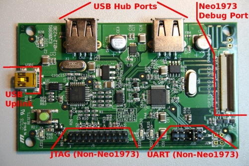 Annotated PCB Photograph