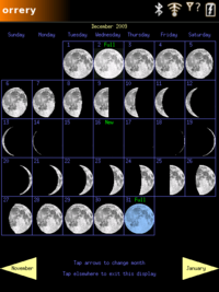 Monthly Moon Calendar